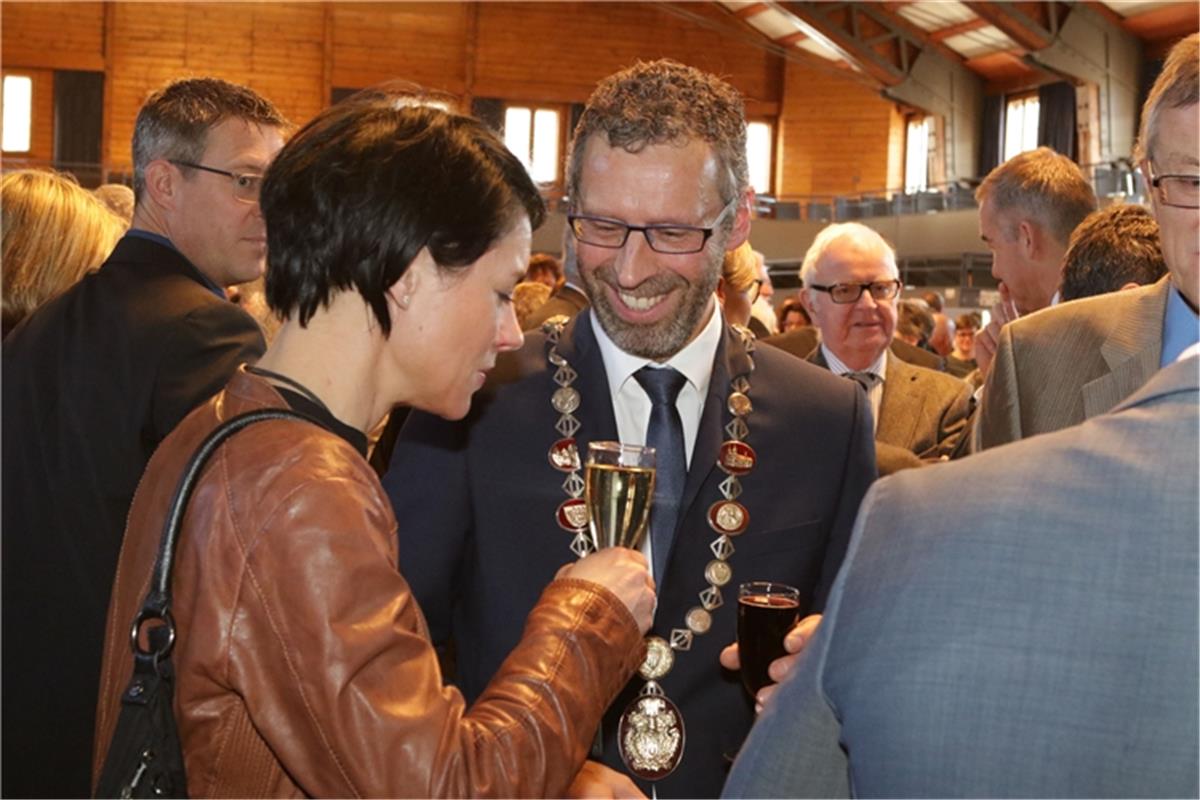 Herrenberg Neujahrsempfang der Stadt hier  in der Stadthalle  21.1.2018 Bäuerle