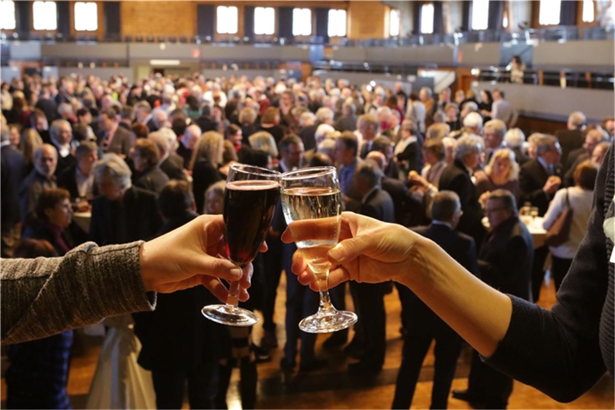 Herrenberg Neujahrsempfang der Stadt hier  in der Stadthalle  21.1.2018 Bäuerle