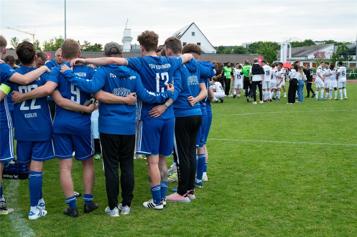 Herrenberg, Stadion, Aktiven-Pokalfinale, Bezirkspokal, TSV Kuppingen (blau) - T...