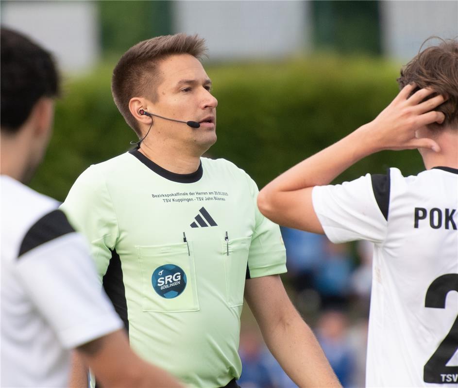 Herrenberg, Stadion, Aktiven-Pokalfinale, Bezirkspokal, TSV Kuppingen (blau) - T...