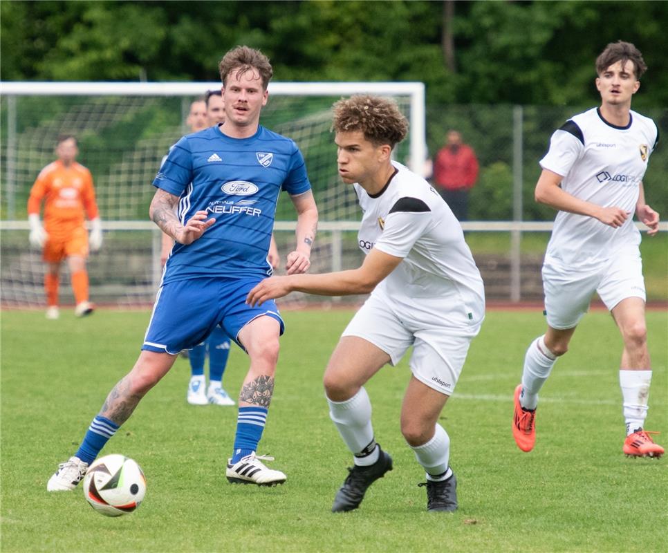 Herrenberg, Stadion, Aktiven-Pokalfinale, Bezirkspokal, TSV Kuppingen (blau) - T...