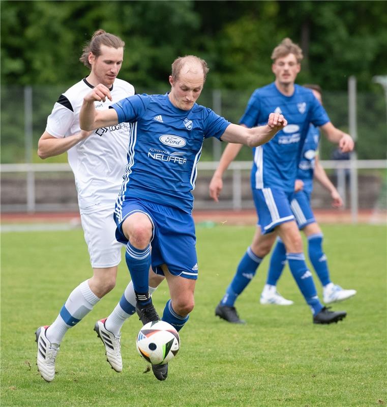 Herrenberg, Stadion, Aktiven-Pokalfinale, Bezirkspokal, TSV Kuppingen (blau) - T...