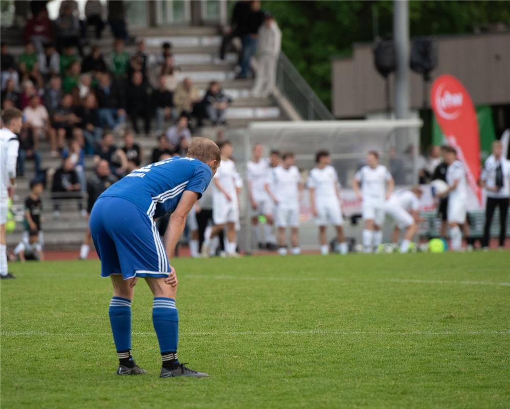 Herrenberg, Stadion, Aktiven-Pokalfinale, Bezirkspokal, TSV Kuppingen (blau) - T...