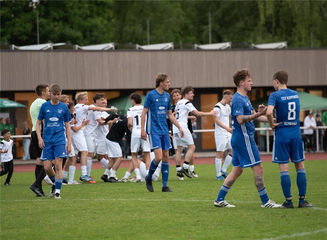 Herrenberg, Stadion, Aktiven-Pokalfinale, Bezirkspokal, TSV Kuppingen (blau) - T...