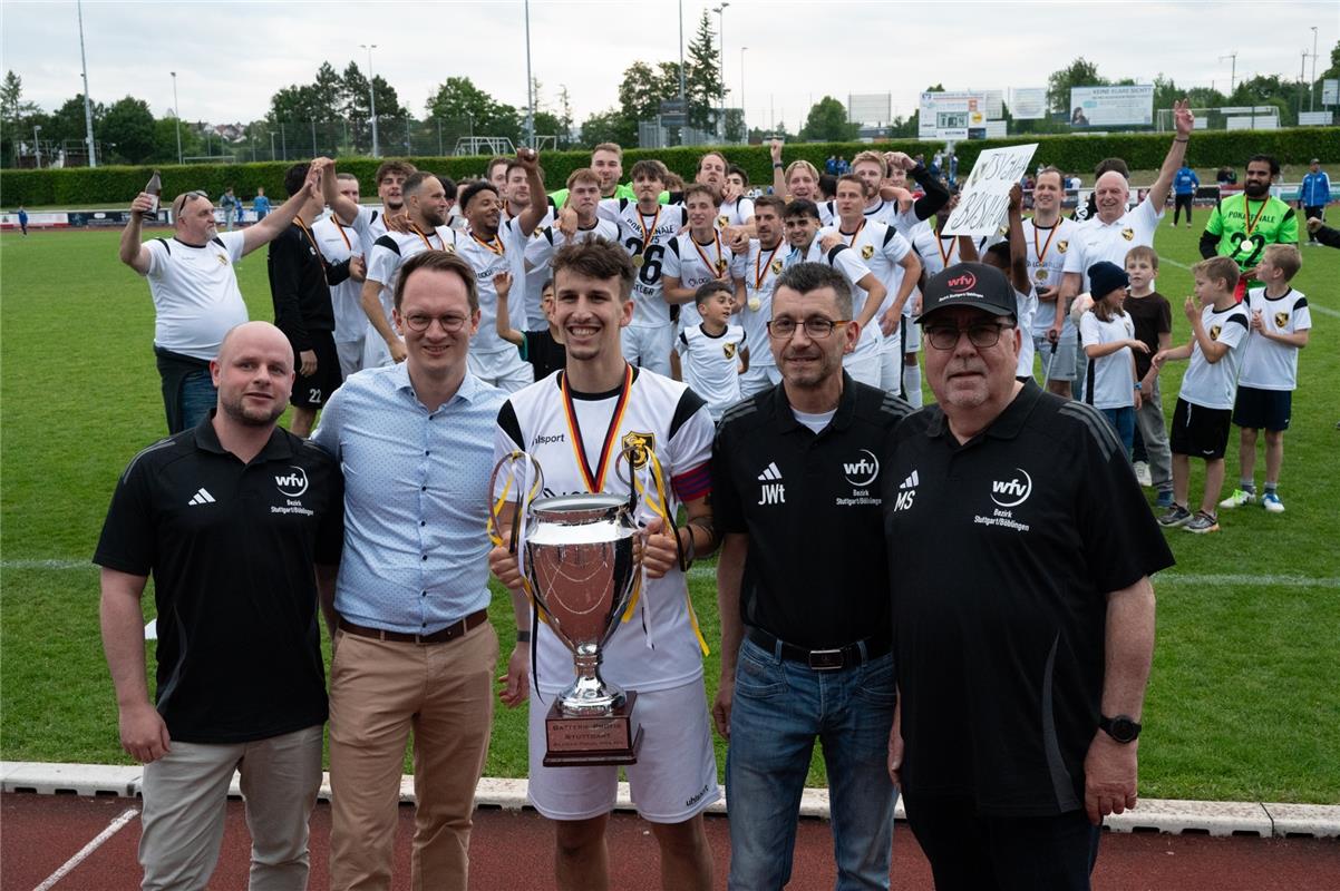 Herrenberg, Stadion, Aktiven-Pokalfinale, Bezirkspokal, TSV Kuppingen (blau) - T...