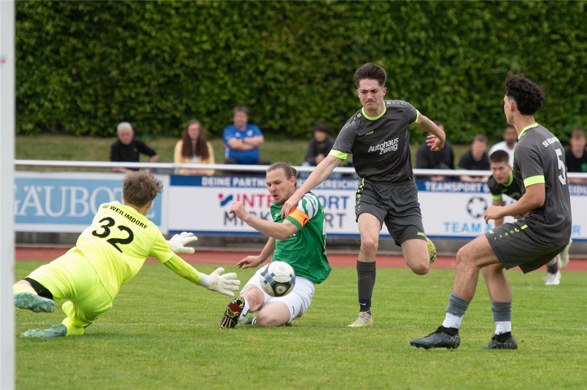 Herrenberg, Stadion, Fußball, Jugendpokalfinale, A-Jugend, VfL Herrenberg (grün)...