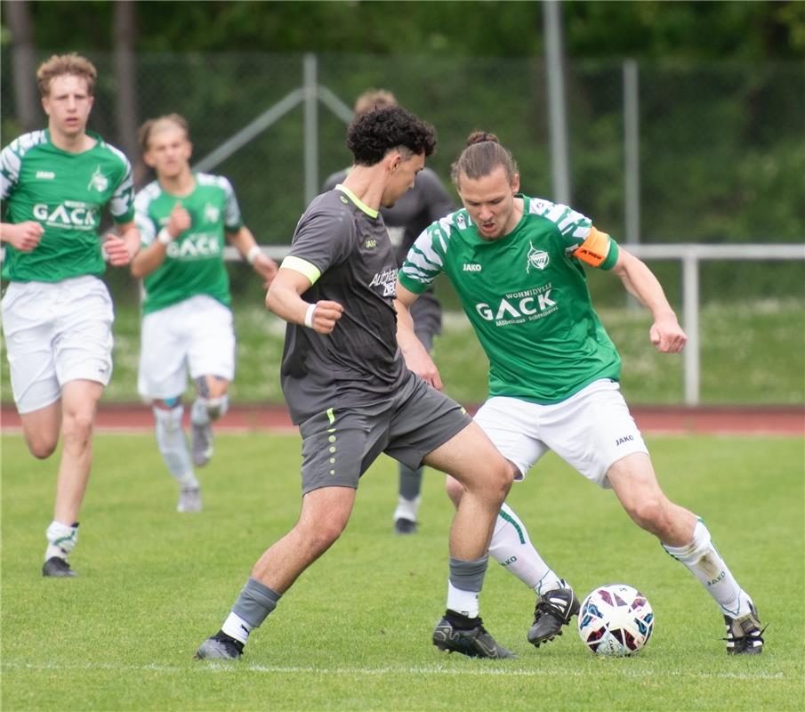 Herrenberg, Stadion, Fußball, Jugendpokalfinale, A-Jugend, VfL Herrenberg (grün)...