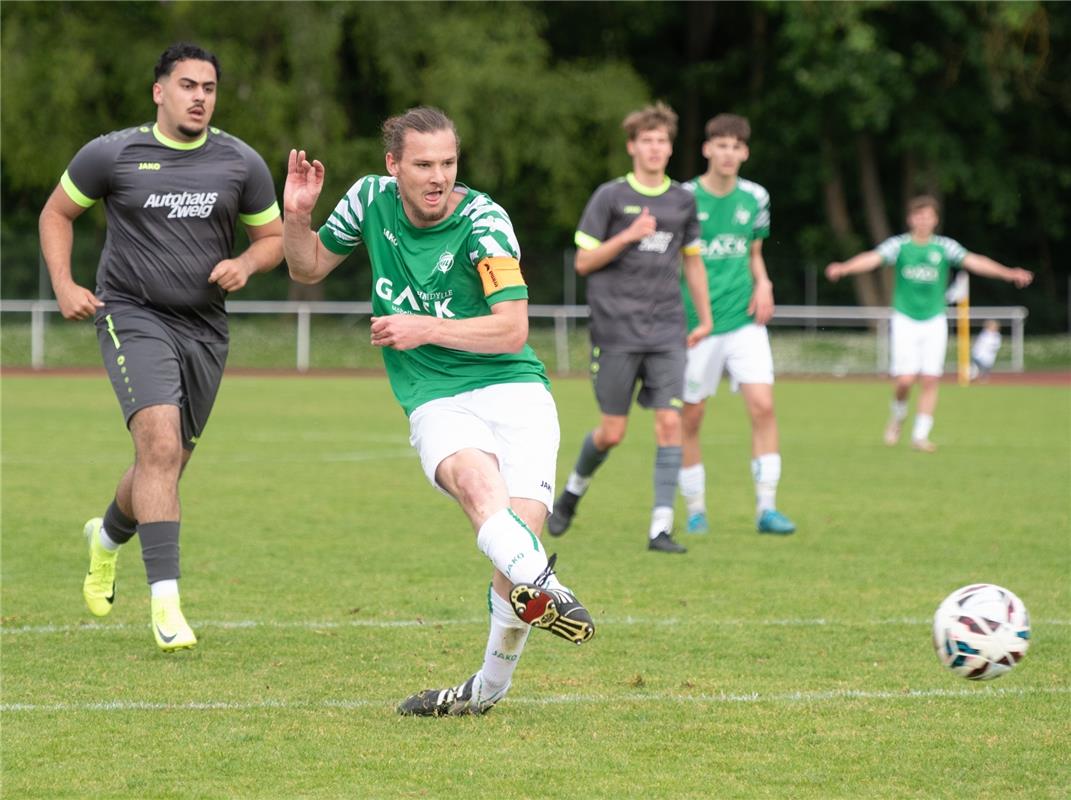 Herrenberg, Stadion, Fußball, Jugendpokalfinale, A-Jugend, VfL Herrenberg (grün)...