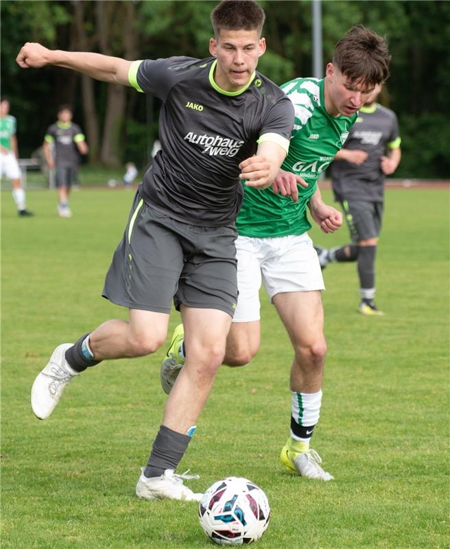 Herrenberg, Stadion, Fußball, Jugendpokalfinale, A-Jugend, VfL Herrenberg (grün)...