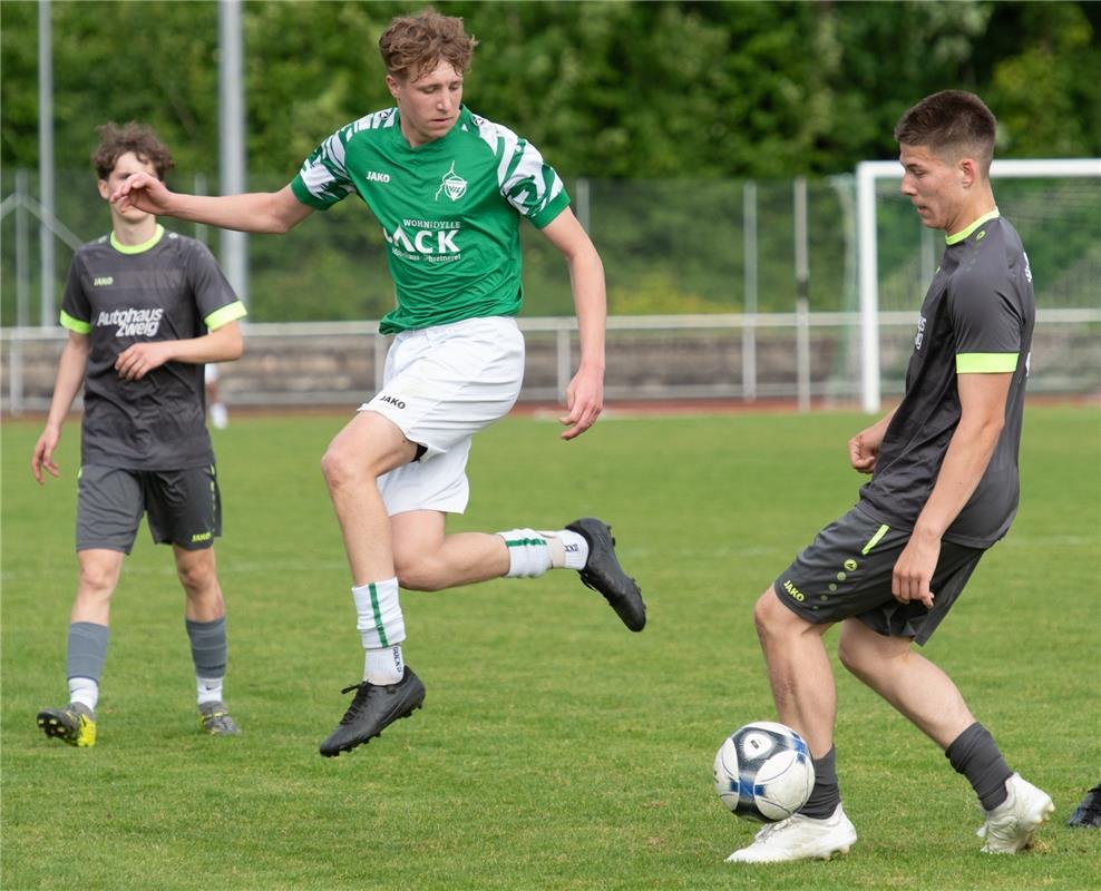 Herrenberg, Stadion, Fußball, Jugendpokalfinale, A-Jugend, VfL Herrenberg (grün)...