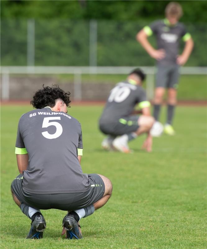 Herrenberg, Stadion, Fußball, Jugendpokalfinale, A-Jugend, VfL Herrenberg (grün)...