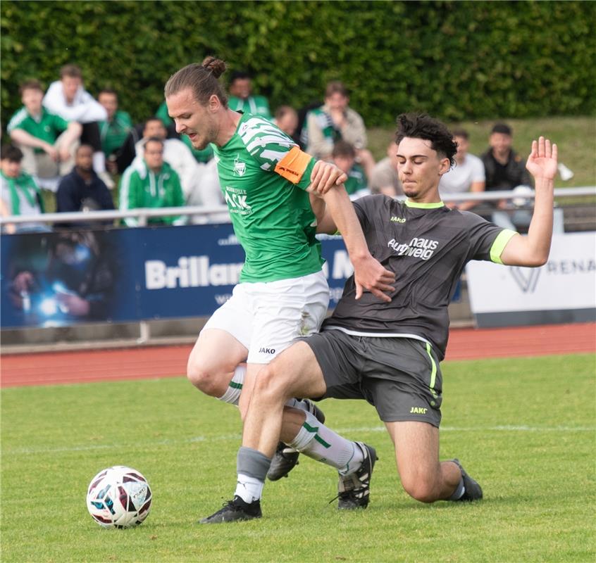 Herrenberg, Stadion, Fußball, Jugendpokalfinale, A-Jugend, VfL Herrenberg (grün)...