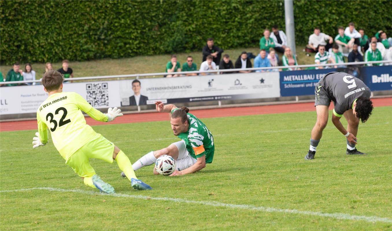 Herrenberg, Stadion, Fußball, Jugendpokalfinale, A-Jugend, VfL Herrenberg (grün)...