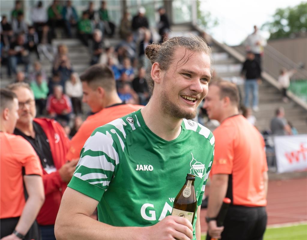 Herrenberg, Stadion, Fußball, Jugendpokalfinale, A-Jugend, VfL Herrenberg (grün)...