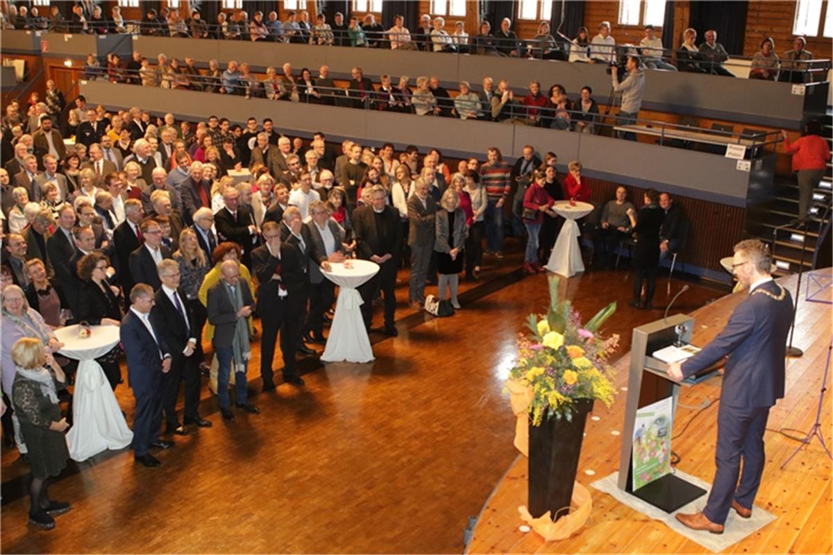 Herrenberg Stadthalle  2019  Neujahrsempfang Stadt  20.1.2019 Bäuerle