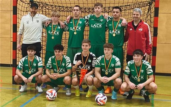 Herrenberger A-Junioren sind Bezirkshallenmeister