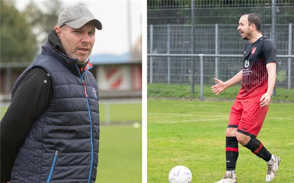 Holger Schulz (links) und Tobias Lutz machen als Gültsteiner Trainer-Gespann weiter. GB-Fotos: Vecsey