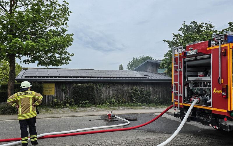 Im April musste Mötzingens Feuerwehr zu einem Schuppenbrand ausrücken. GB-Foto (Archiv): SDMG/Dettenmeyer