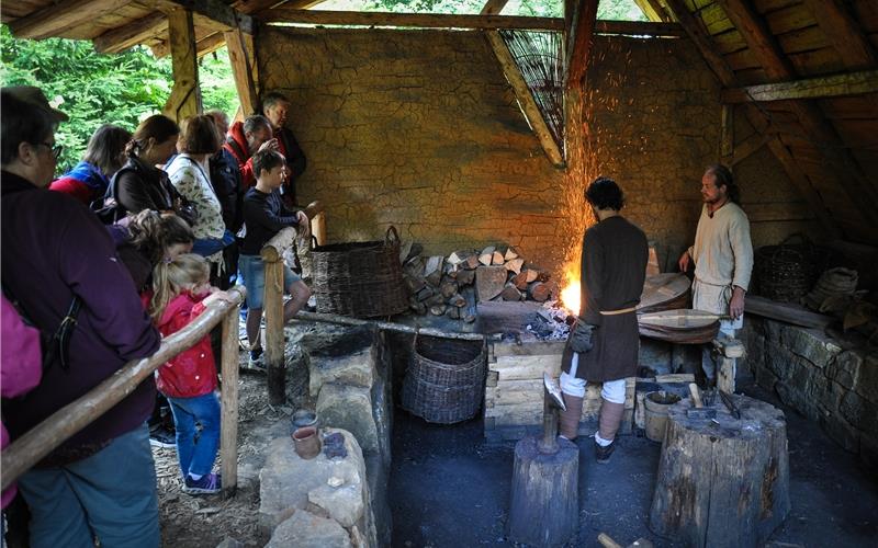„Gäubote“-Familientour:
Im Campus Galli bei Meßkirch hautnah das Mittelalter erfahren Im Campus Galli wird das Mittelalter wieder lebendigGG-Foto: gb