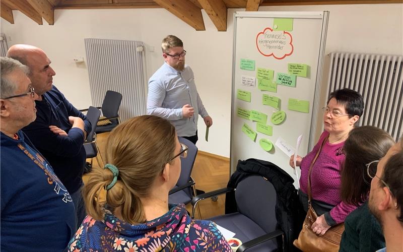 Im Februar waren die Ideen für die Bürgerbeteiligung gesammelt worden. GB-Foto (Archiv): Holzapfel