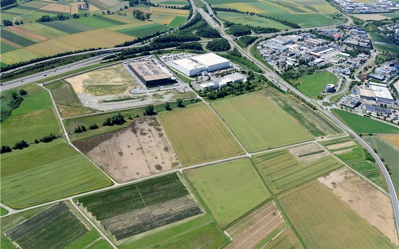 Im Gärtringer Industriegebiet Riedbrunnen werden neue Gewerbeflächen entwickelt. GB-Foto: Holom