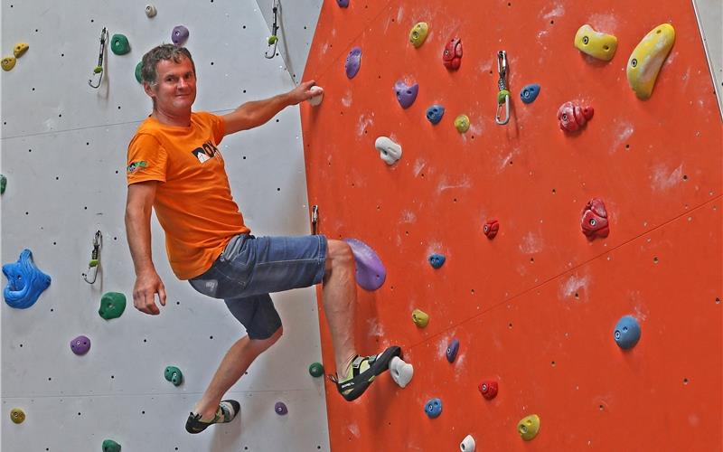 „Gäubote“-Familientour: Das Rox ist nicht nur ein Eldorado für mutige Abenteurer Im Gültsteiner Rox laden zahlreiche Kletterrouten zum Klettern und Bouldern einGB-Foto: Priestersbach