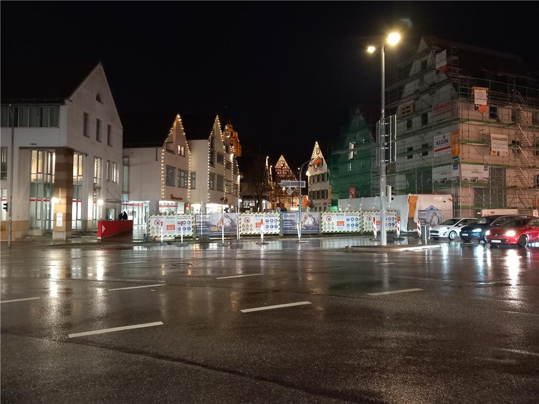 Im Jahr 2024 wird die Baustelle endlich weg sein und die Weihnachtsbeleuchtung h...