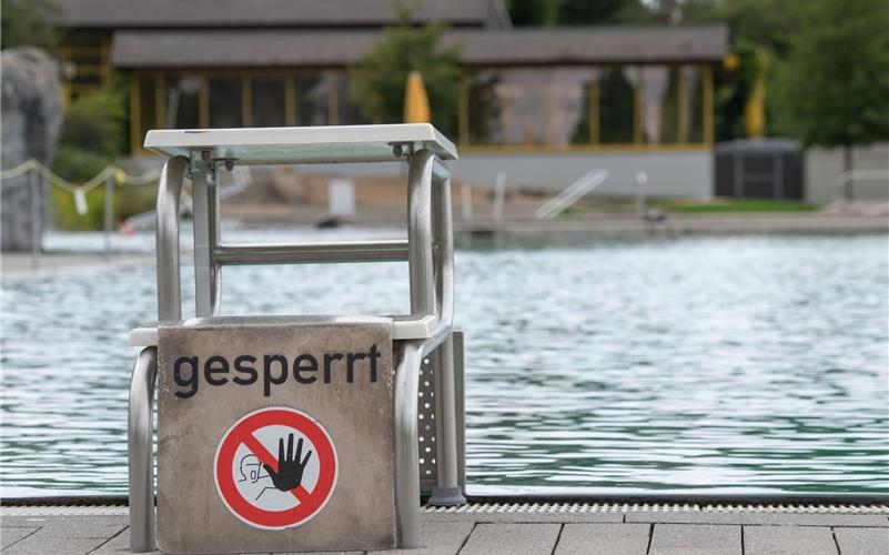 Naturbecken bleibt geschlossen, aber das Hallenbad öffnet ab Samstag