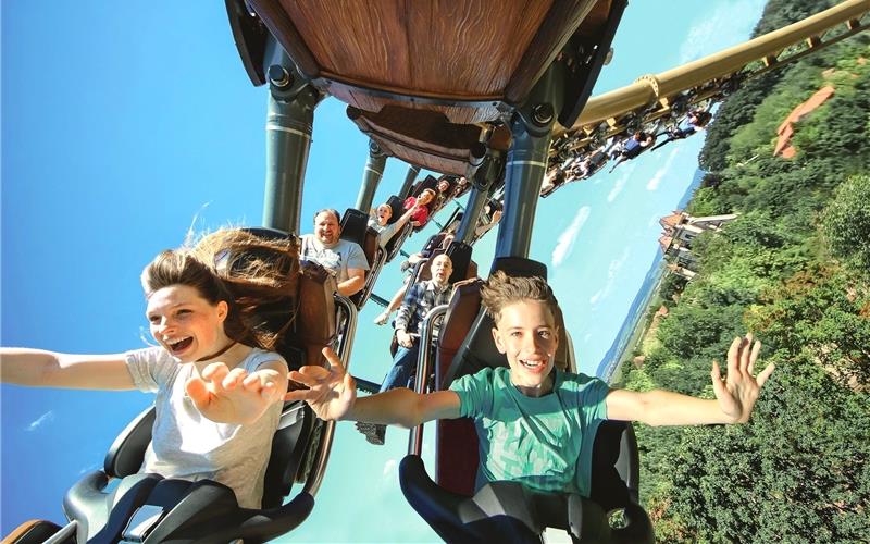 „Gäubote“-Familien-Tour: Temporeich und mit viel Wasserspaß Immer neue Attraktionen gibt es im Erlebnispark Tripsdrill.GB-Foto: gb