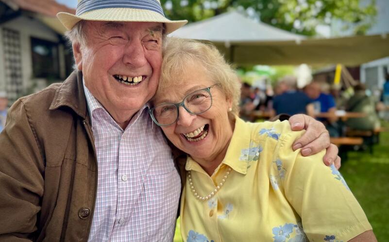 Immer noch ein Herz und eine Seele: Walter und Margret Seeger. GB-Fotos