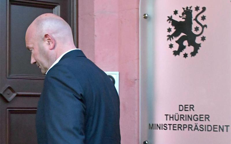 Immer noch im Amt: Thomas Kemmerich (FDP), umstrittener neuer Ministerpräsident von Thüringen. Foto: Martin Schutt/dpa-Zentralbild/dpa