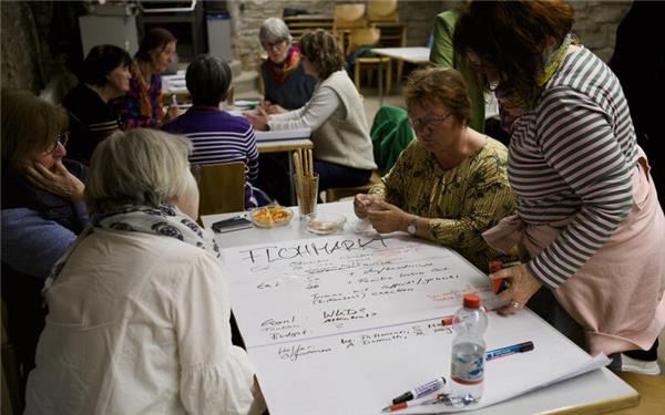 In Kleingruppen wurde produktiv gearbeitet. GB-Fotos: Ortlieb