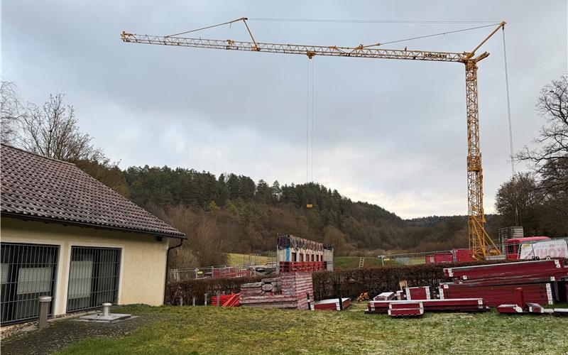 In Wildberg wird derzeit kräftig in die Bereiche Wasser und Abwasser investiert – so mit dem Neubau des Wasserwerks in Gültlingen. GB-Foto: Priestersbach