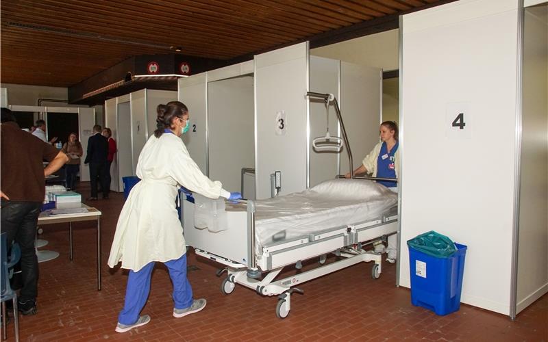 In den Krankenhäusern des Klinikverbunds Südwest werden – wie hier in Sindelfingen – gerade Fieberambulanzen eingerichtetGB-Foto: Dettenmeyer