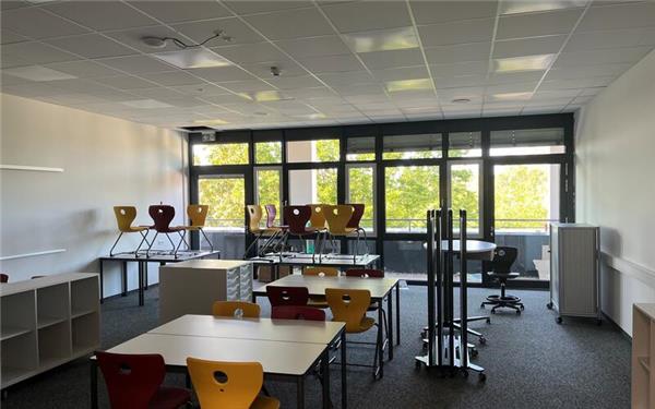 In den letzten Monaten sind drei neue Klassenräume, drei Gruppenarbeitsräume und eine weitere Toilettenanlage entstanden. GB-Foto: gb