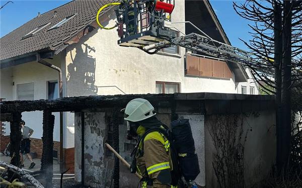 In der Hohenzollernstraße hat es gebrannt. GB-Foto: Feuerwehr