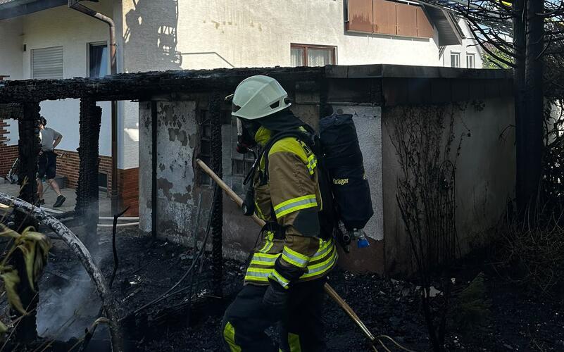 In der Hohenzollernstraße hat es gebrannt. GB-Foto: Feuerwehr