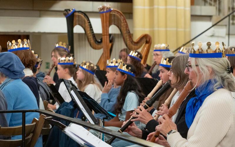 In der Stiftskirche: Konzert des Renaissanceorchesters der Musikschule.GB-Foto: Vecsey