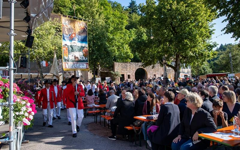 In der Wildberger Klosteranlage wurde das Jubiläum gebührend gefeiert. GB-Foto: Geisel