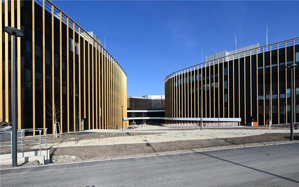 In der letzten Woche bezogen IBM-Mitarbeiter ihre Büros im letzten von vier Gebäuden im Ehninger Neubaukomplex des Unternehmens IBM. GB-Foto: Reichert