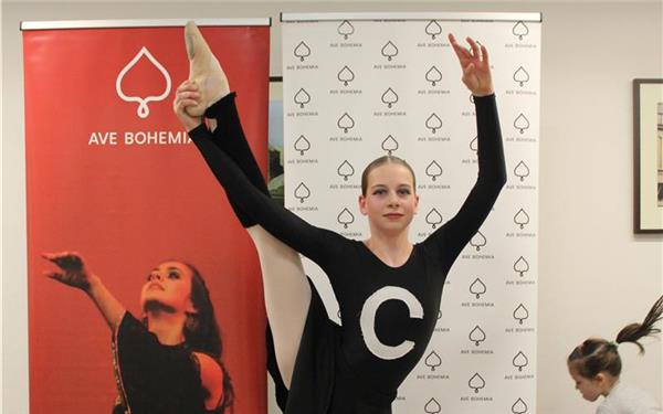 In ihrem Element: Karlotta Klär beim internationalen Wettbewerb in Prag. GB-Foto: gb