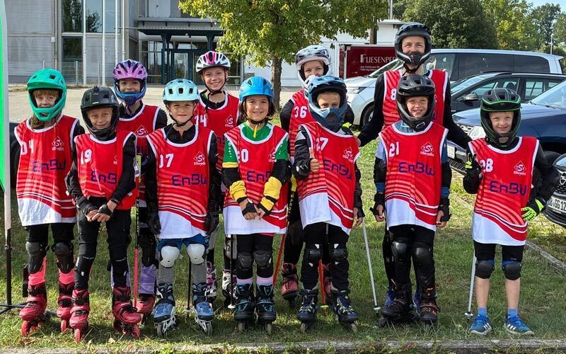 Inline-Alpin-Fahrer des VfL Herrenberg fahren Erfolge ein