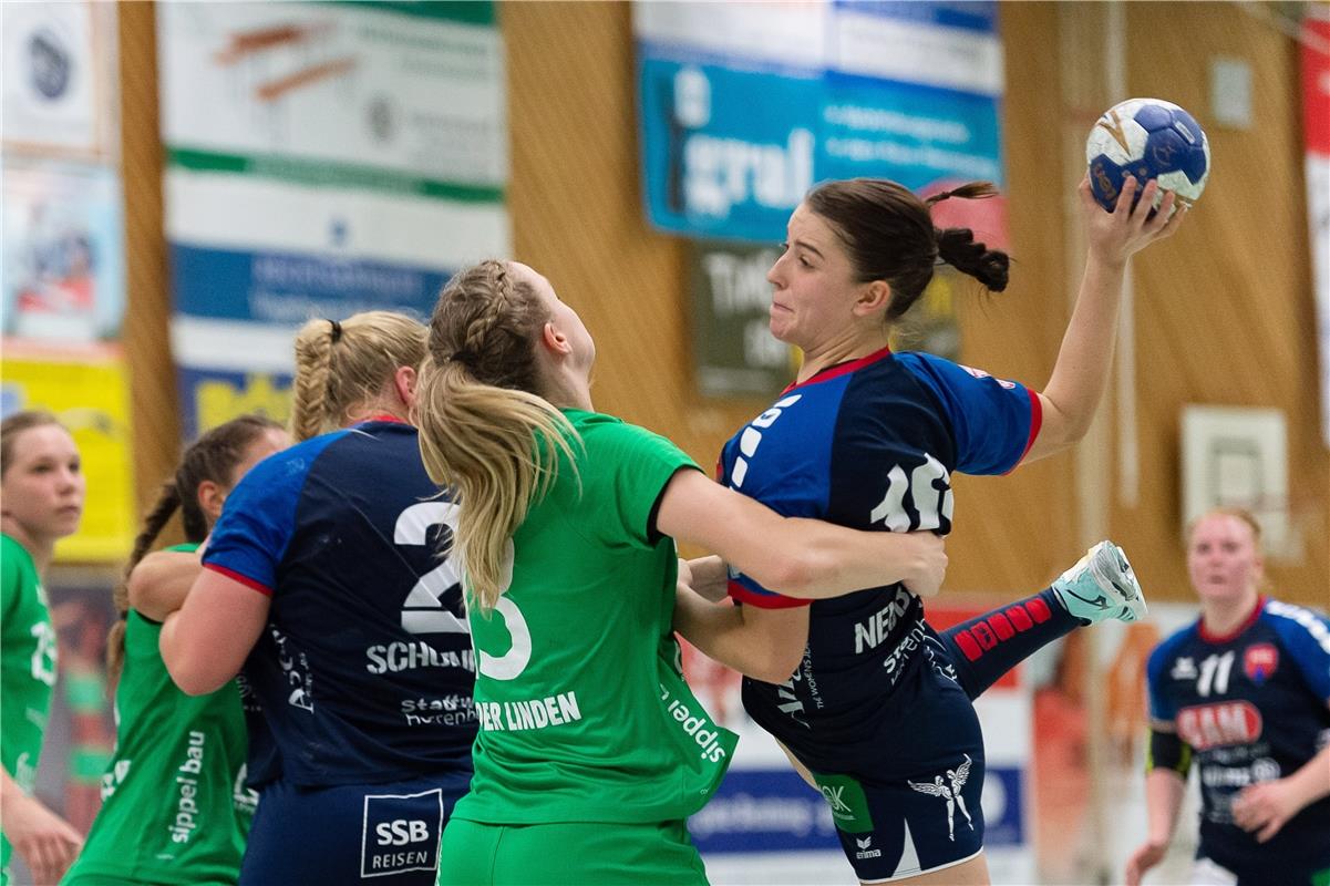 Iva van der Linden (SG 09 Kirchhof #13), Lea Neubrander (SG H2Ku Herrenberg Kuti...