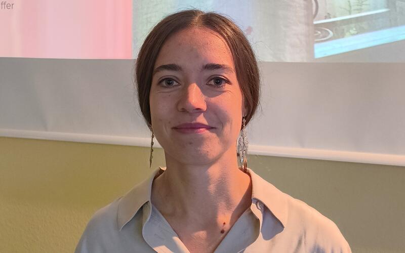 Jana Pfeiffer über die aktuelle Lage in Afghanistan: „Viele wissen, dass öffentliche Proteste lebensgefährlich sein können.“ GB-Foto: Straub