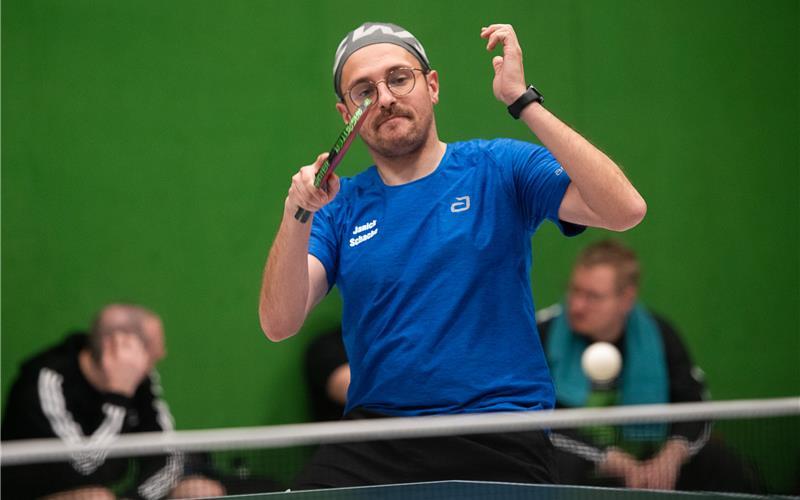 Janick Schache beklagte das fehlende Matchglück seines Teams. GB-Foto: Schmidt