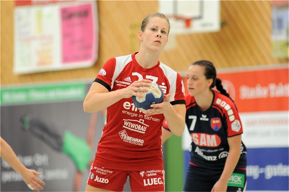 Jenny Choinowski (BSV Sachsen Zwickau #27)  SG H2Ku Herrenberg, Handball, Ligasp...