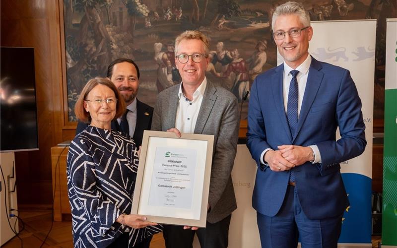 Jettingen mit Europapreis ausgezeichnet