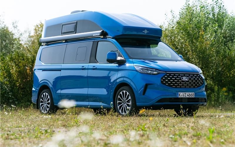 Jetzt auchvollständig winterfest:Der neue Ford Nuggetmit festem Hochdach.GB-Foto