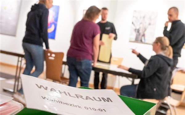 Jetzt wird ausgezählt.GB-Foto: Vecsey