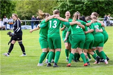 Jubel (VfL Herrenberg II)SSV Walddorf vs. VFL Herrenberg II, Frauenfussball, Bezirksliga, 24. Spieltag, Spielzeit 2024/2025, 18.05.2025